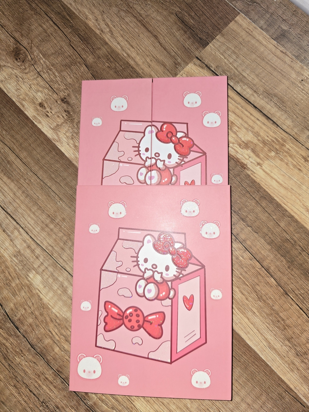 Hello Kitty Pink Glitter Face Compact Palette - Picture 2 of 5